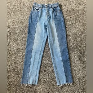 PacSun Two-Toned High Rise Jeans